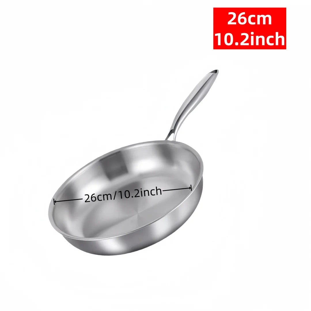 304 Stainless Steel Frying Non-Stick Pan