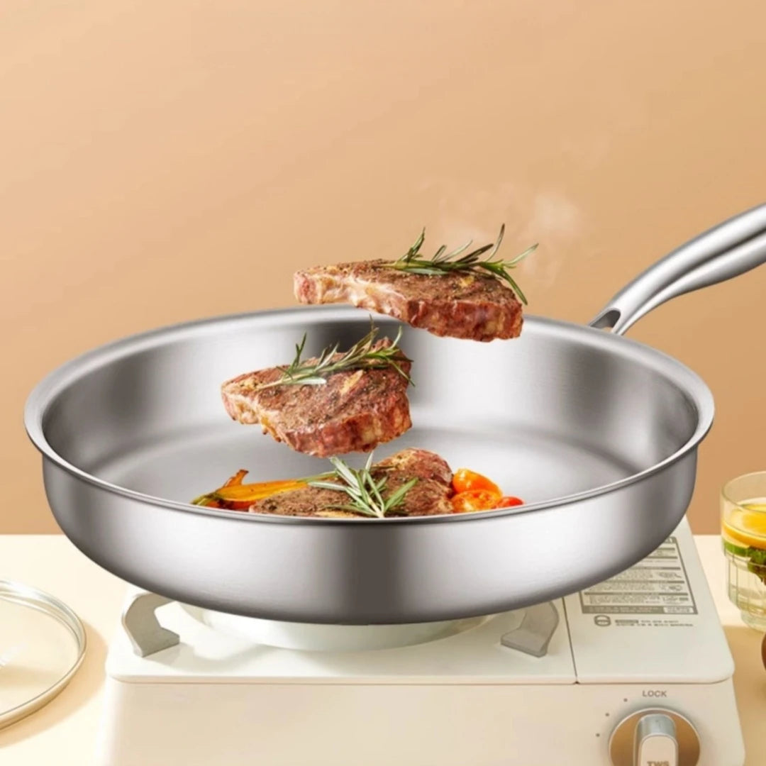 304 Stainless Steel Frying Non-Stick Pan