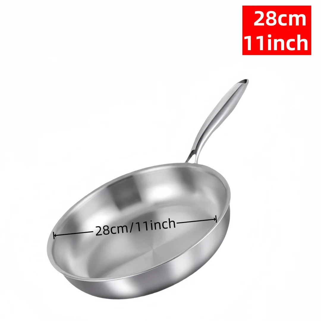 304 Stainless Steel Frying Non-Stick Pan