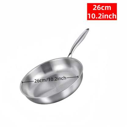 304 Stainless Steel Frying Non-Stick Pan
